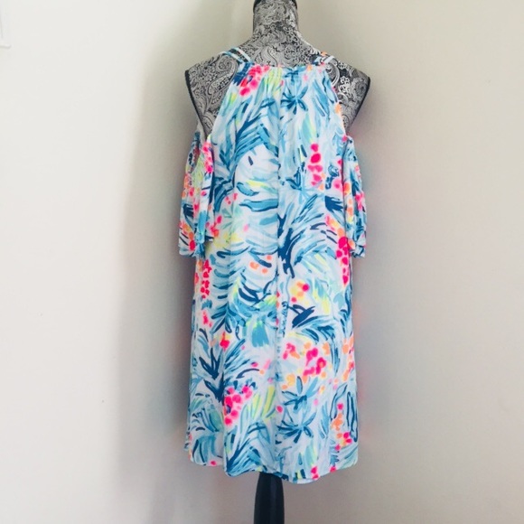 🎉SOLD🎉 LILLY PULITZER Off the Shoulder dress! - Picture 6 of 8